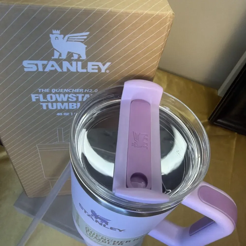 Stanley 40oz Quencher H2.0 FlowState Tumbler Straw Lavender Hydration New in Box